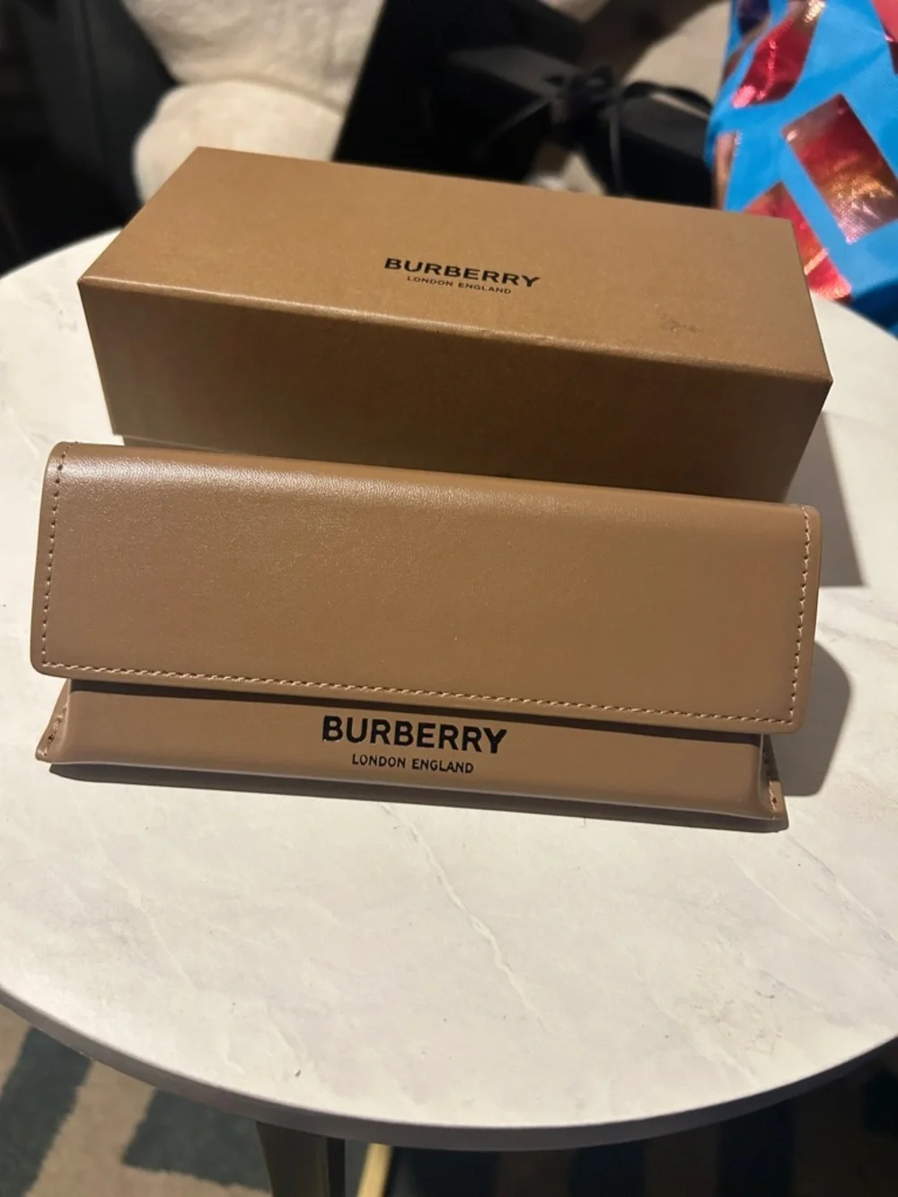 Burberry Tan/Brown Branded Accessory Box